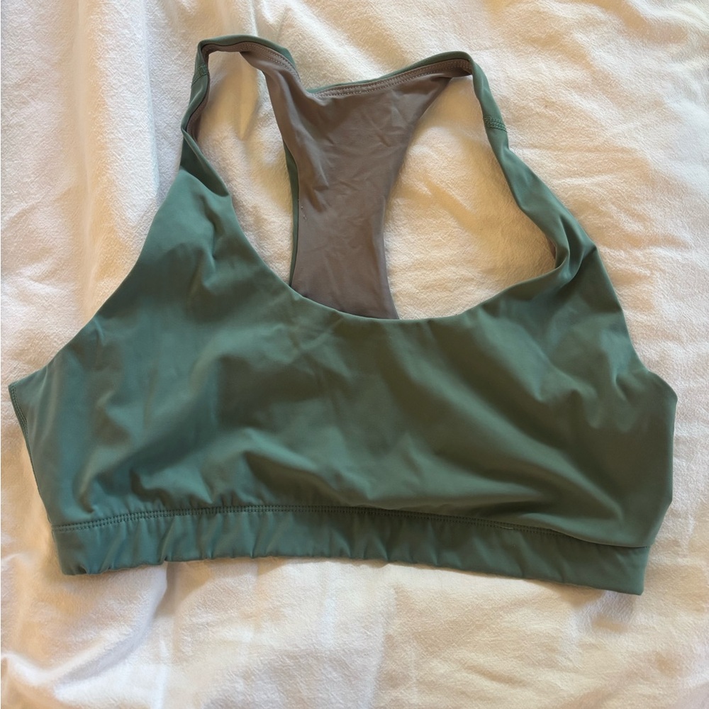 Outdoor Voices Teal Racerback Sports Bra